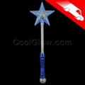 LED 16" Star Wand W/Crystal Ball